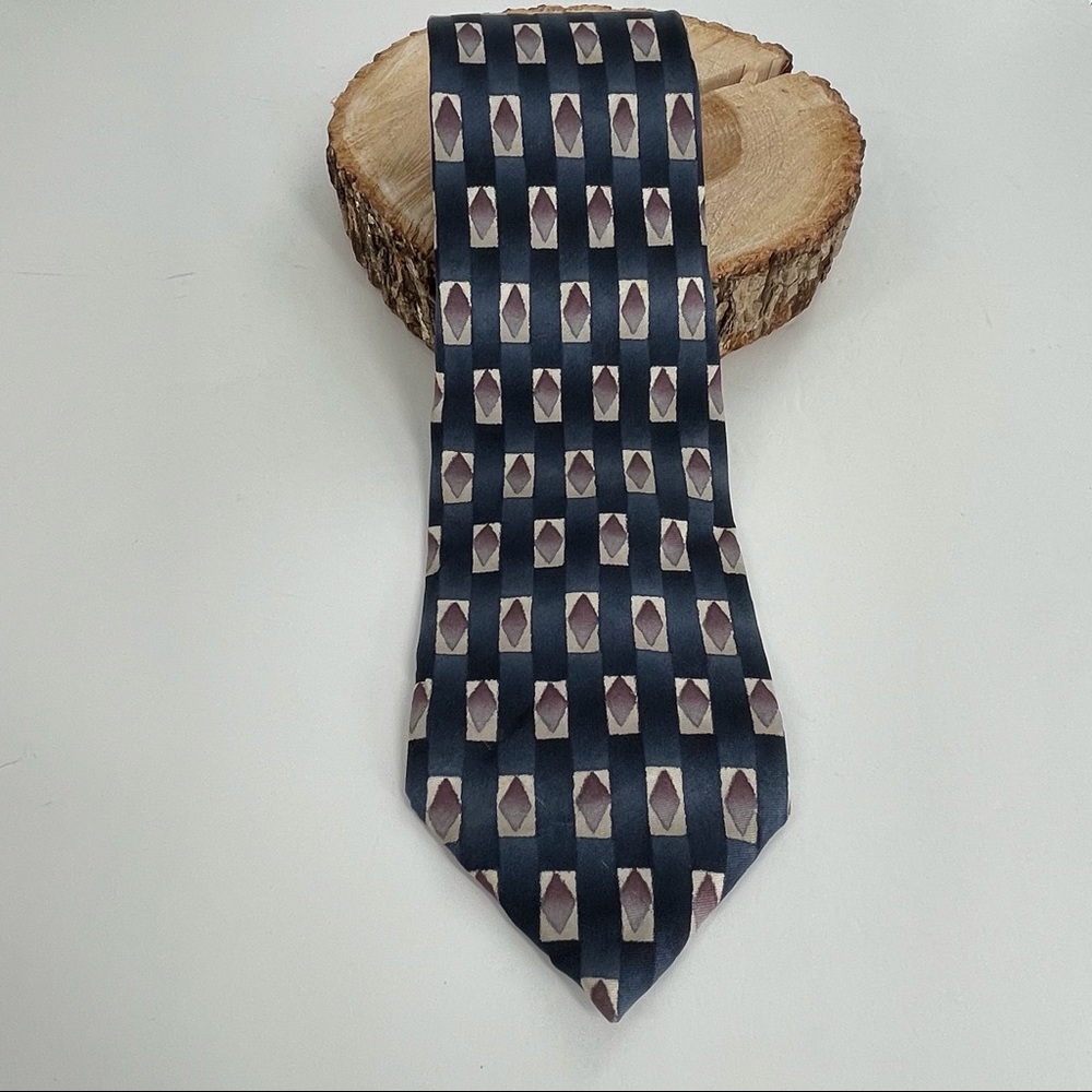Pierre Cardin Silk Geometric Tie